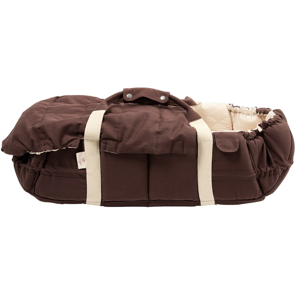 COPENHAGEN COLORS Babylift & Playmat vol. 2 Dark Brown w. Cream Solid Stripe