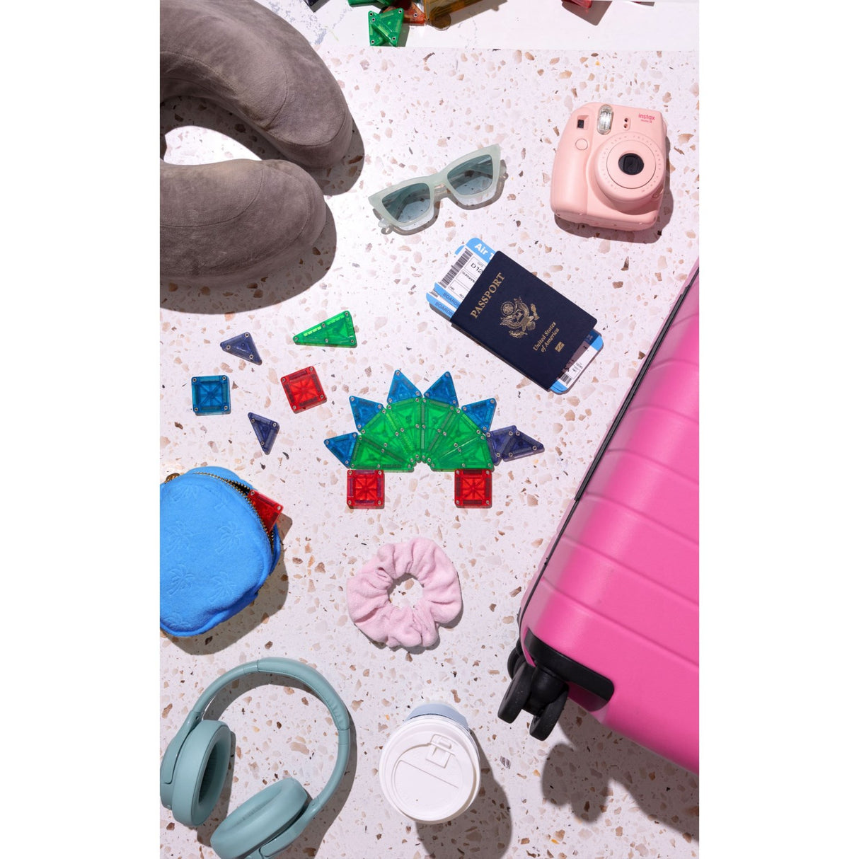 Magna-Tiles® microMAGS Travel Tin Case 26 pcs