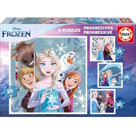 Educa Puzzle 4-i-1 Frost 12-16-20-25