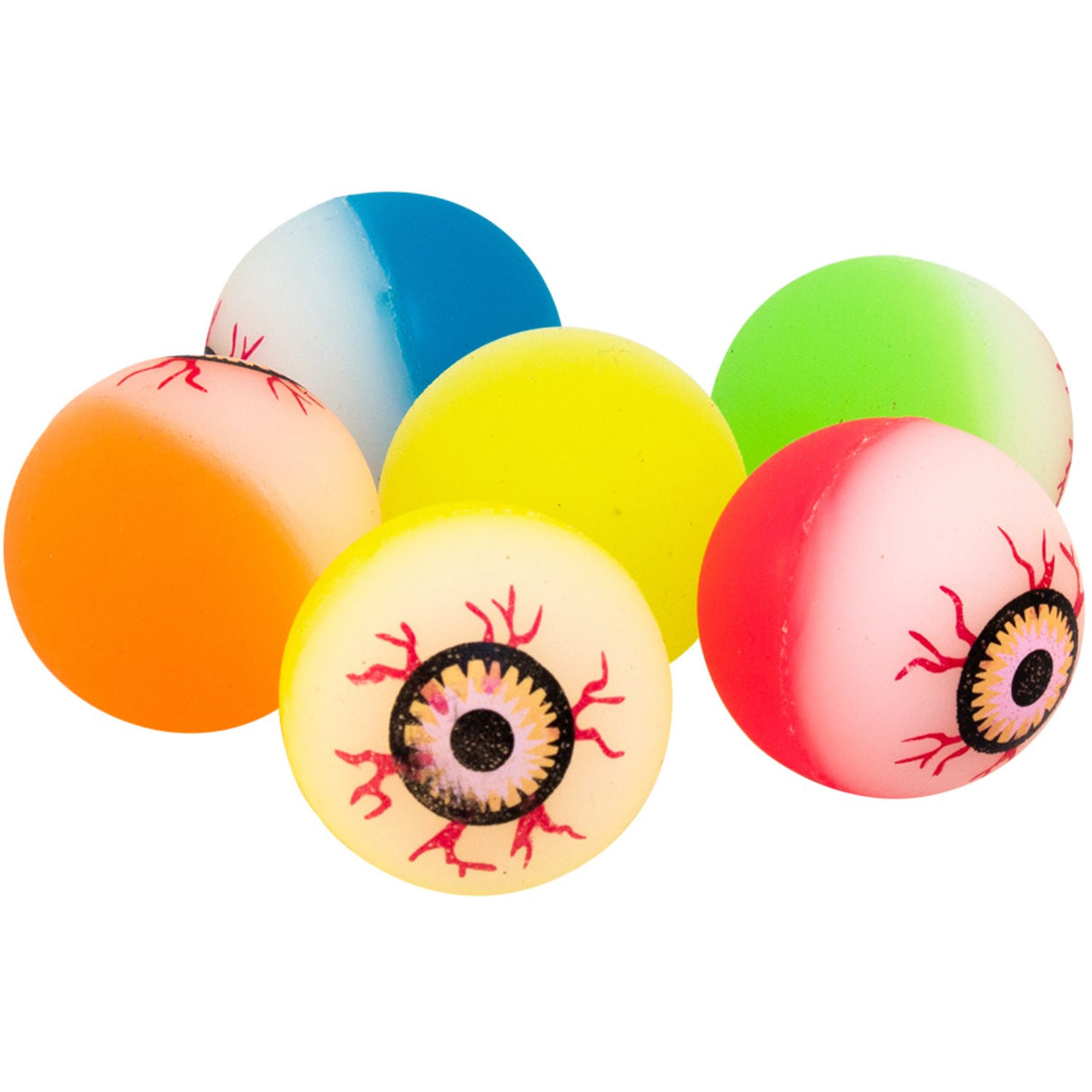 Magni Bouncing ball with eye, Ø3,5 cm., 6 pcs.