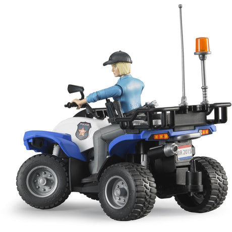 Bruder Police-Quad with Policewoman and accessories