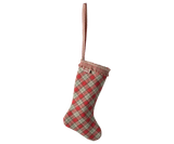 Maileg  Stocking ornament, Checker - Red