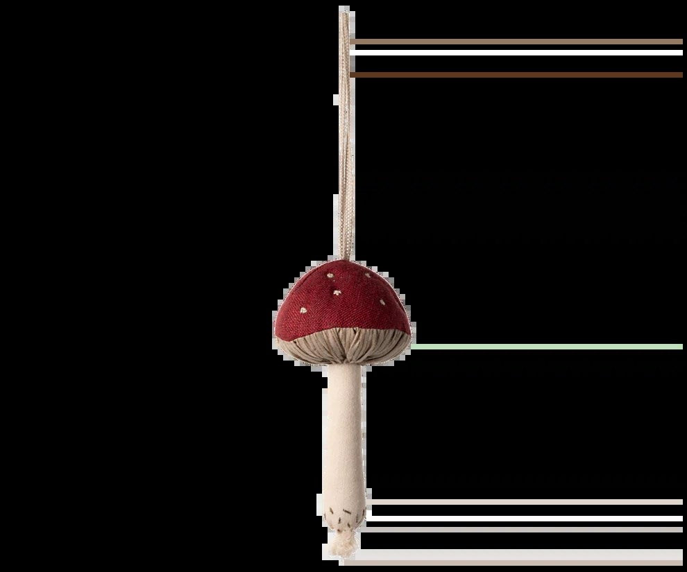 Maileg Mushroom ornament - Red