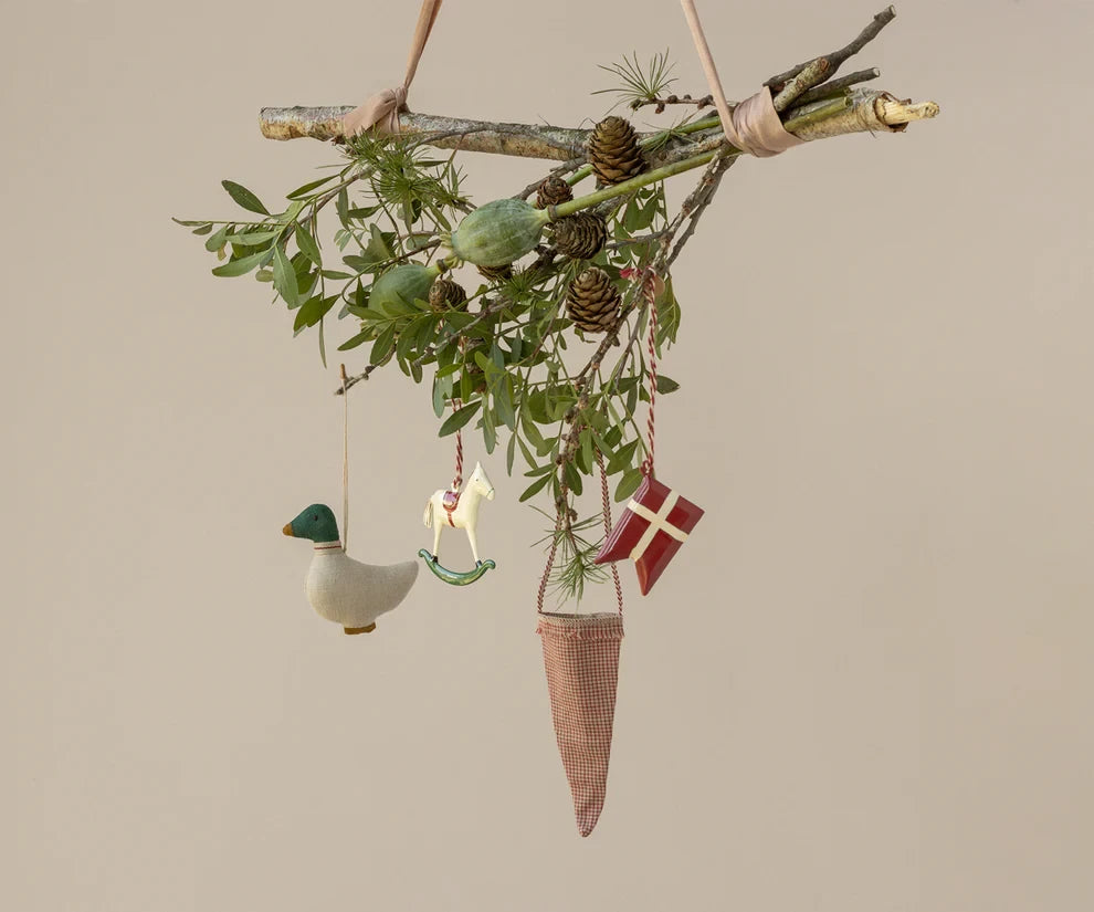 Maileg  Duck ornament - Green