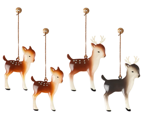 Maileg  Reindeer family, Metal ornaments