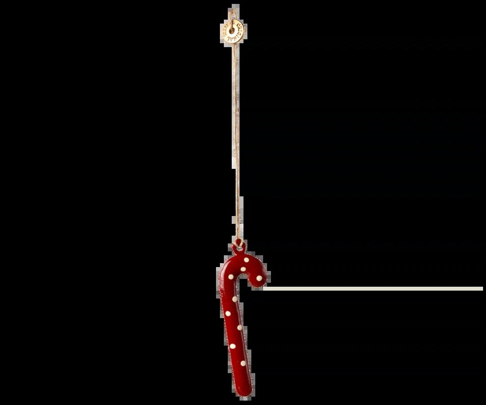 Maileg Metal ornament, Sugar cane - Dot