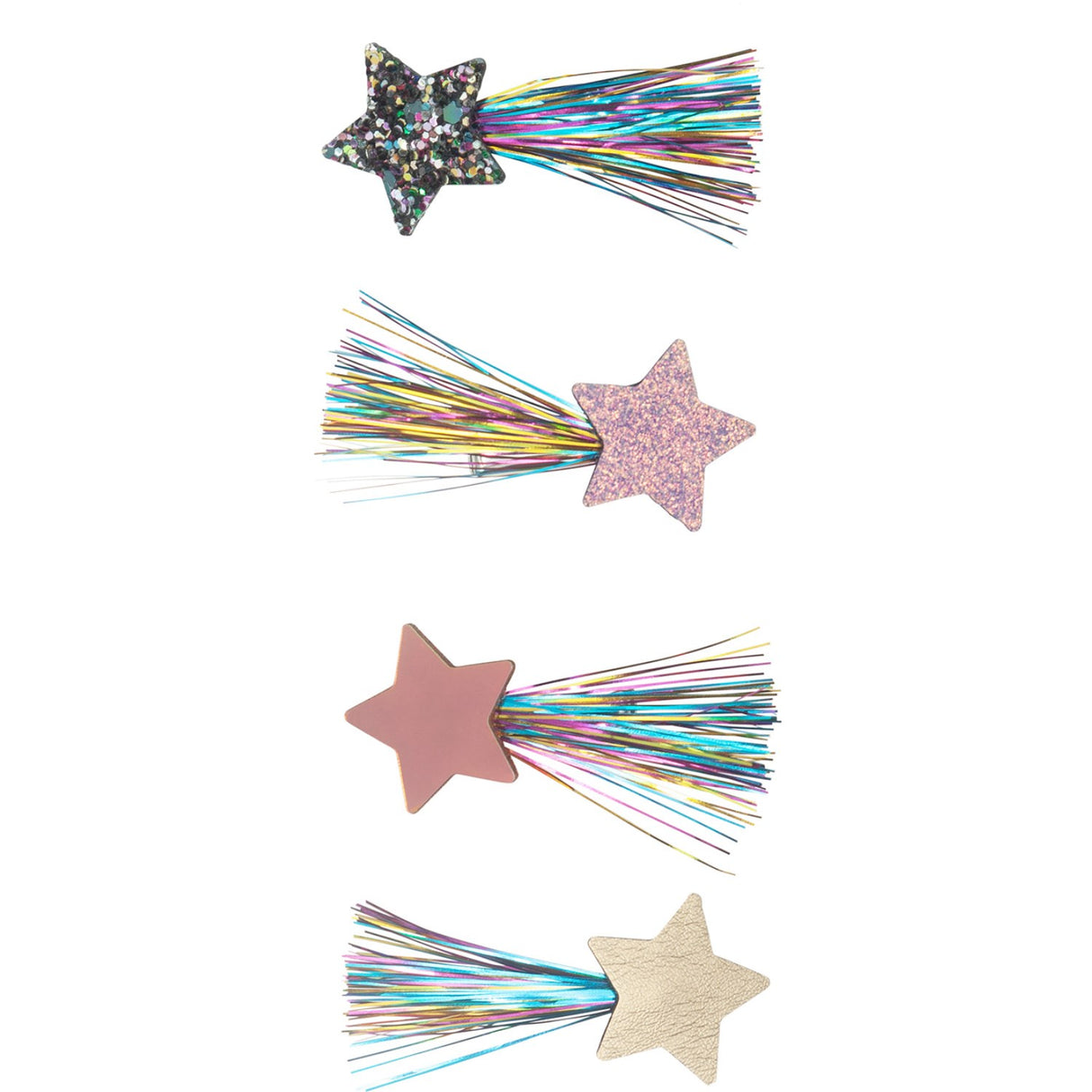 Mimi & Lula 4 Hairclips - Comet Tinsel Party Time