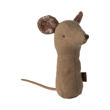 Maileg  Lullaby friends, Mouse rattle - Light umber