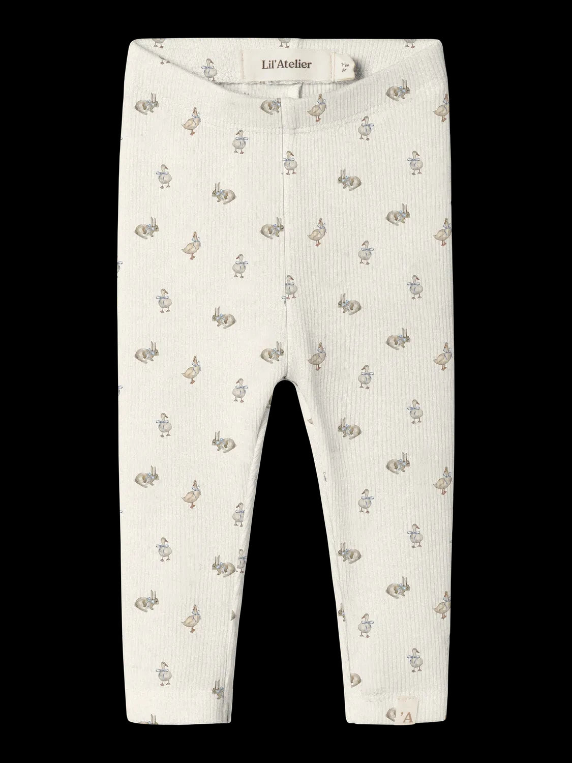 Lil'Atelier Turtledove Rabbit Lavo Emo Slim Leggings