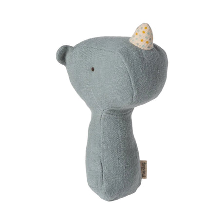 Maileg  Lullaby friends, Rhino rattle - Dusty blue