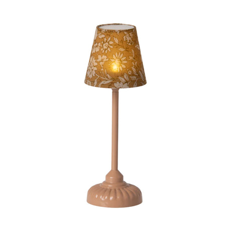 Maileg  Vintage floor lamp, Mouse - Dark powder