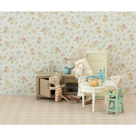 Maileg  High chair, Mouse - Mint