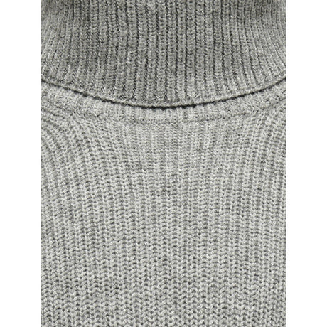 kids ONLY Medium Grey Melange Anne Rollneck Dress Knit