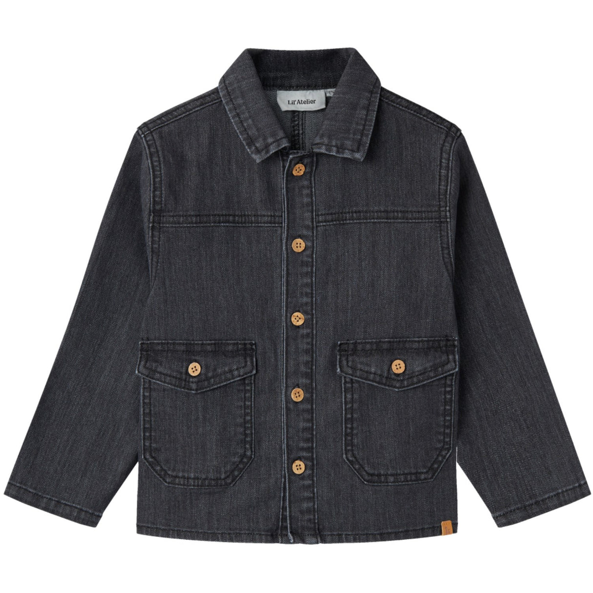 Lil'Atelier Medium Grey Denim Okaja Denim Shirt