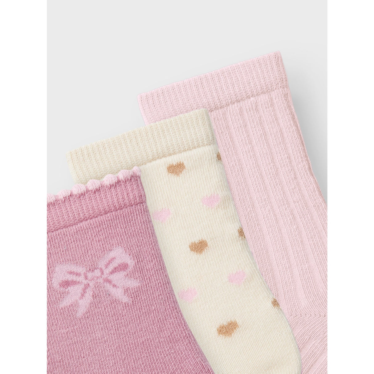 Name It Mauve Orchid Sille 3-Pack Socks