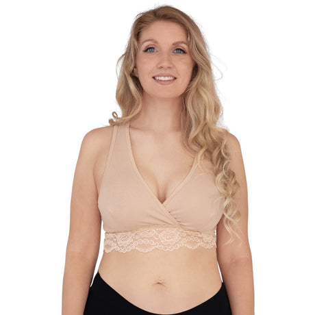 Carriwell Honey Crossover Sleeping & Nursing Bra