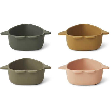 LIEWOOD Space Multi Mix Iggy Silicone Bowls 4-Pack