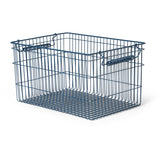 Ferm Living Dark Blue Cala Stackable Baskets 2-pack