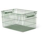 Ferm Living Verdant Green Cala Stackable Baskets 2-pack