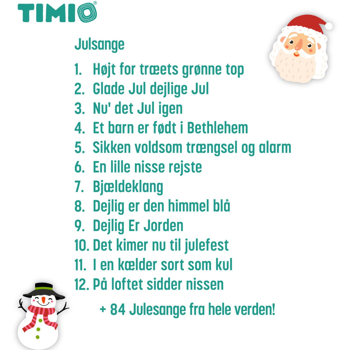 TIMIO® Christmas Carols Disc