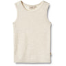 Wheat Eggshell Melange Wool Singlet Iggy