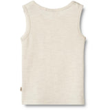 Wheat Eggshell Melange Wool Singlet Iggy