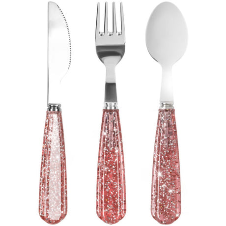 Konges Sløjd Sparkling Blush Glitter Cutlery