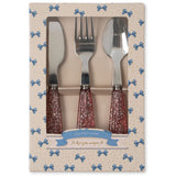 Konges Sløjd Sparkling Blush Glitter Cutlery