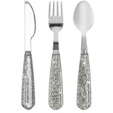 Konges Sløjd Sparkling Blue Glitter Cutlery