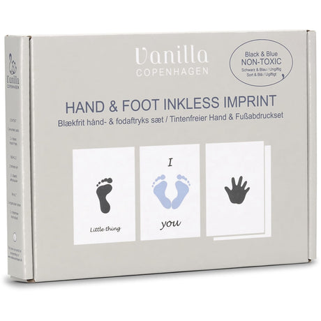 Vanilla COPENHAGEN Black/Blue Hand & Foot Inkless Pads Kit 2-pack