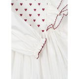 Konges Sløjd Pure White Coeur Dress Gots