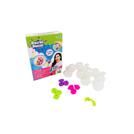 Doctor Squish Squishy Refill Pack V2 10 Balloons + Clips