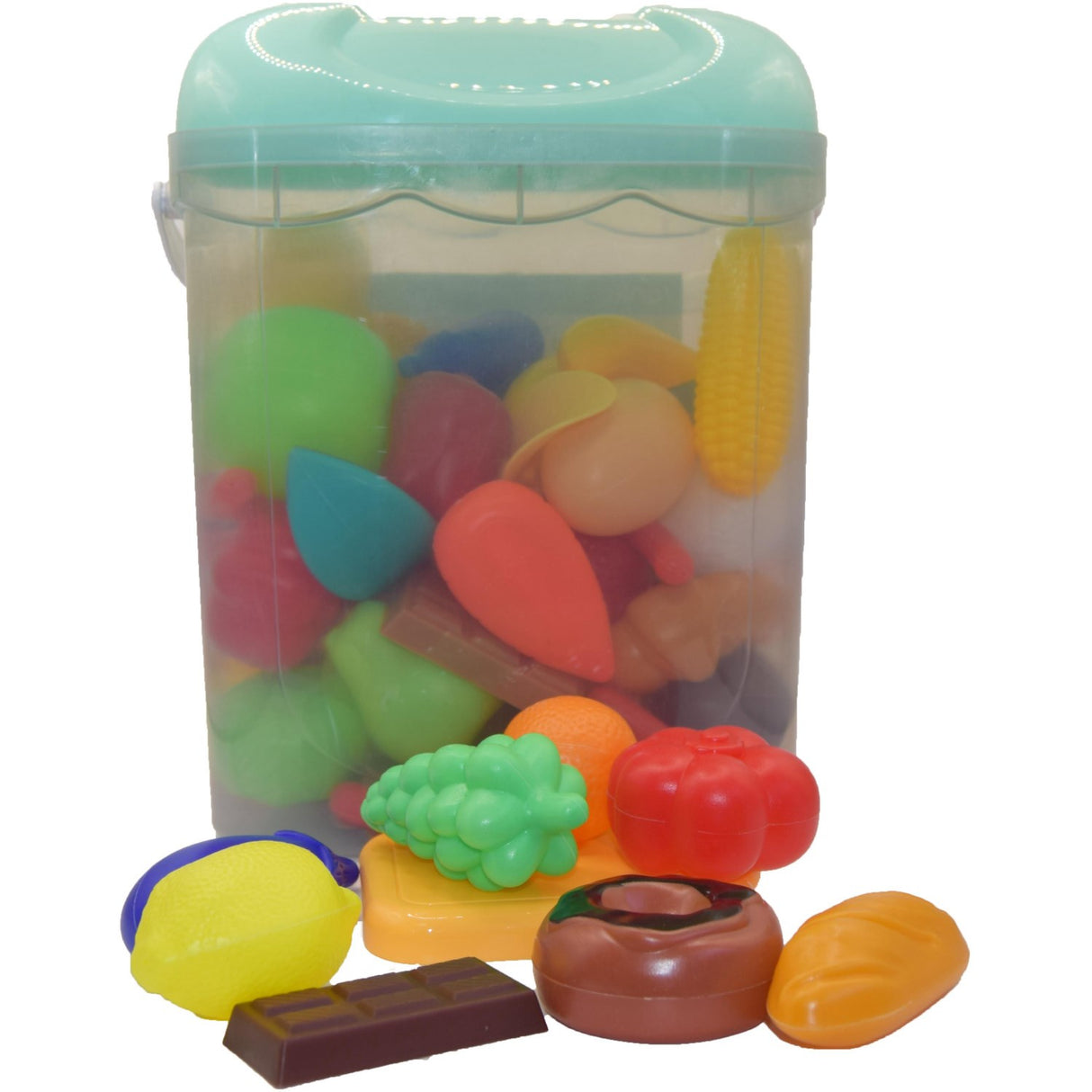 Junior Home Bucket with Play Food 90 pieces