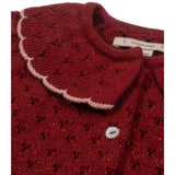 Konges Sløjd Red Dahlia Holiday Knit Cardigan