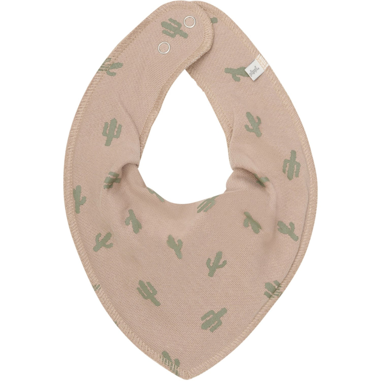 Pippi Vetiver Bandana Bib AOP 3-pack