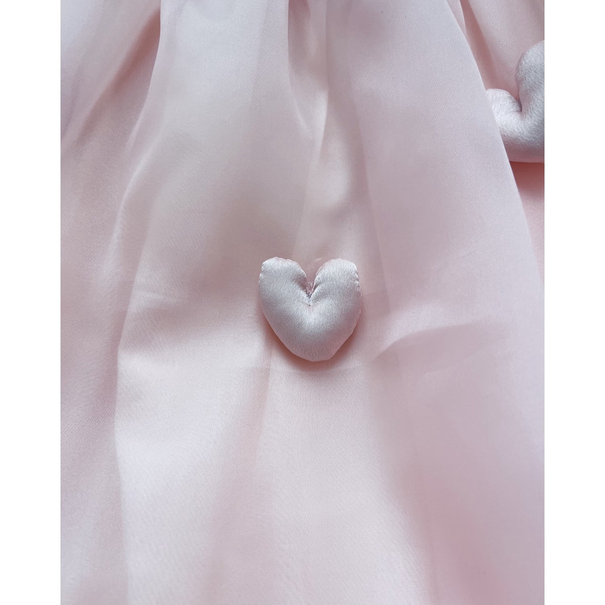 Dolly by Le Petit Tom DollyPink Dolly World Heart Balloon Organza Dress With Cotton Body