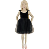 Dolly by Le Petit Tom Black Dolly Universe Velvet Cosmic Strings Tutu Dress