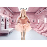 Dolly by Le Petit Tom Pink Dolly Universe Velvet Planet Tutu Dress