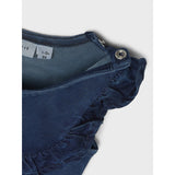 Name It Dark Blue Denim Ruby Denim Frill Suit