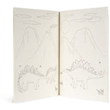 Konges Sløjd Dino Coloring Book And Crayons