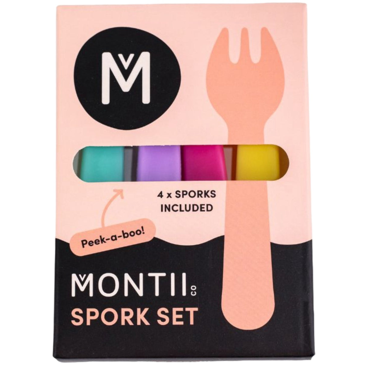 MontiiCo Summer Sunset Spork Set