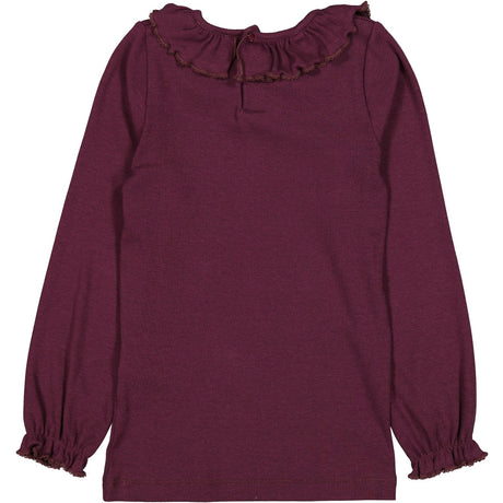 MarMar Modal Fine Rib Deep Mulberry Tandy Blouse