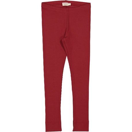 MarMar Modal Hibiscus Red Leg Leggings