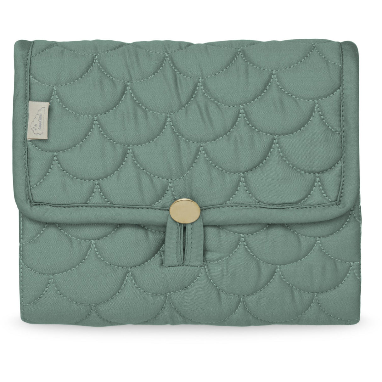 Cam Cam Copenhagen Ivy Green Changing Mat Quilted