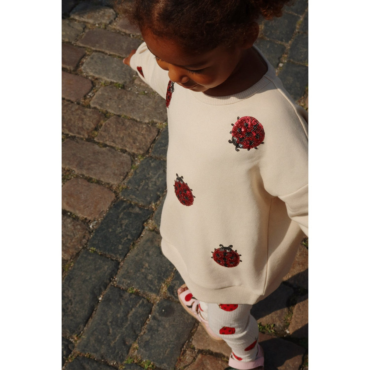 Konges Sløjd Ladybug Glitter Lou Ladybug Glitter Sweatshirt Ocs