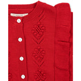 Konges Sløjd Barbados Cherry Fiol Frill Cardigan