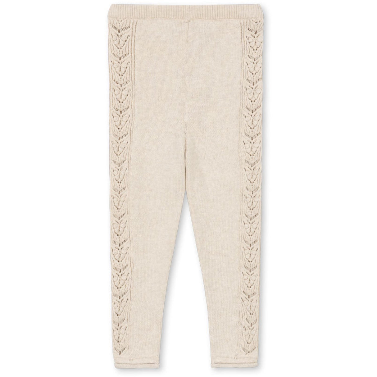 Konges Sløjd Off White Melange Cabby Knit Pants