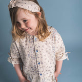 That's Mine Sprinkles Hearts Yellow Carmen Shirt