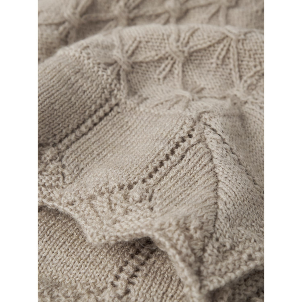 Name It Pure Cashmere Melange Wruni Wool Knit Blanket