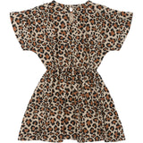 The New Feather Gray AOP Orella Dress